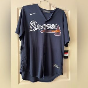 Atlanta Braves Nike Jersey MLB genuine merchandise  size L NWT